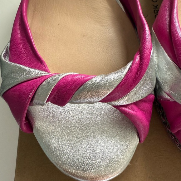 Cole Haan Fuchsia and Silver Heels - Picture 5 of 16